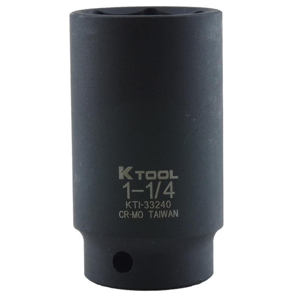 K-Tool International 1/2" Drive Impact Socket black oxide KTI-33240